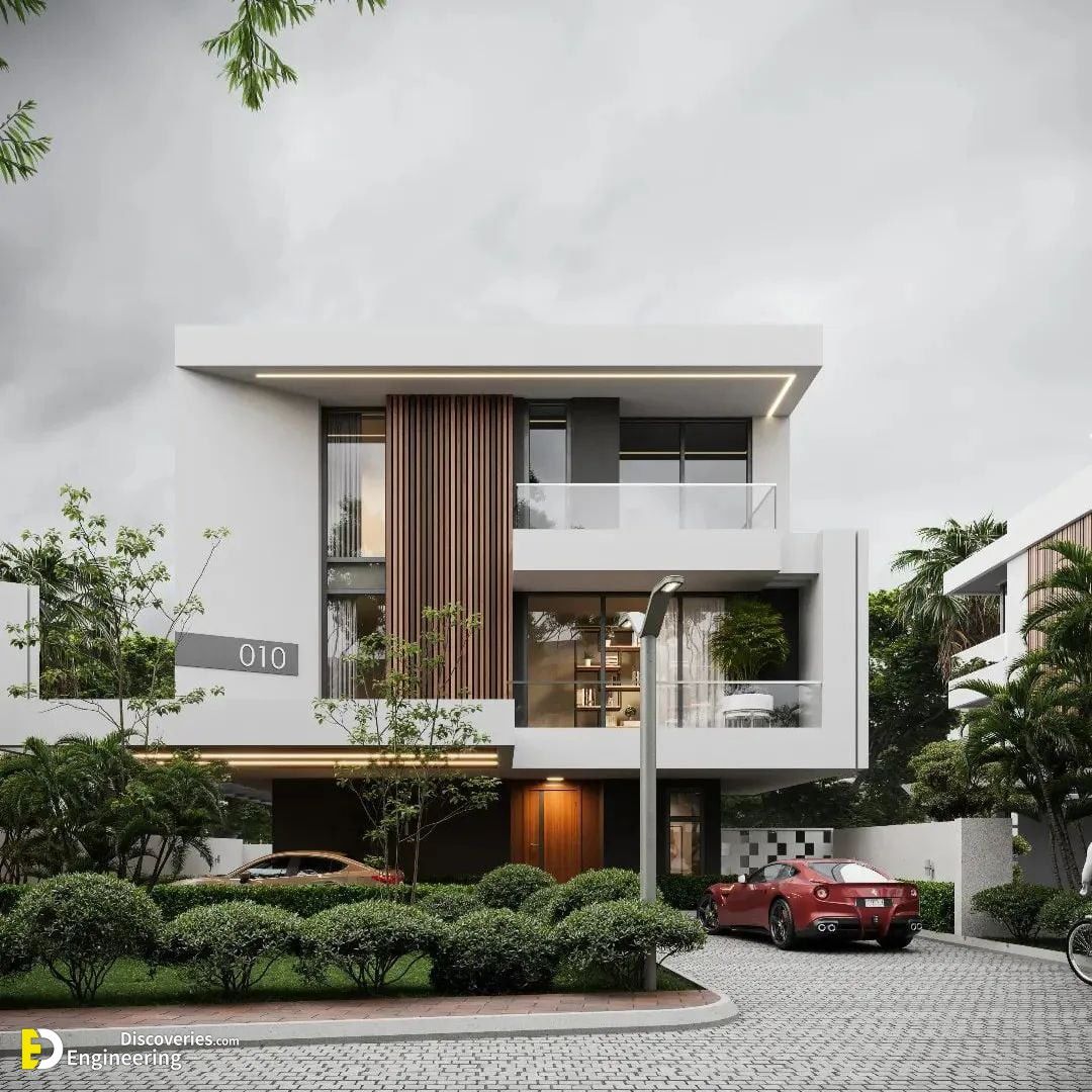 طراحی و دیزاین نمای ساختمان ویلایی